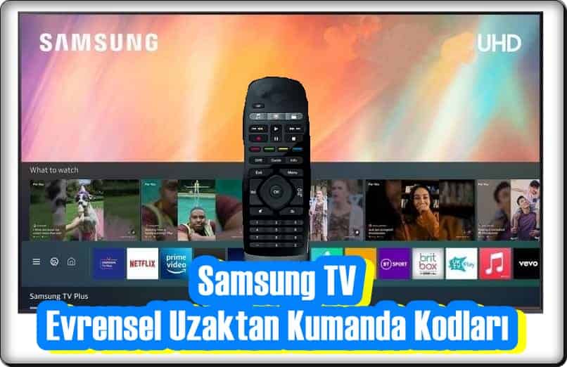 Samsung TV Evrensel Uzaktan Kumanda Kodları