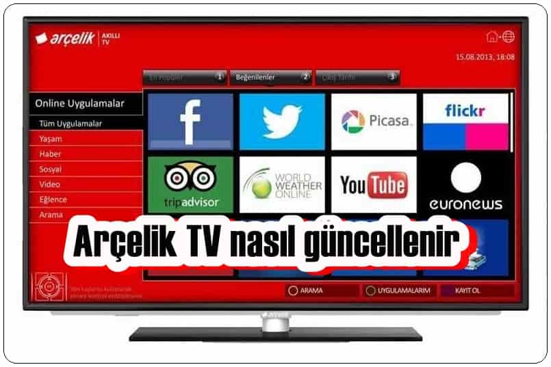 Arçelik TV Güncellemesi Nasıl Yapılır?