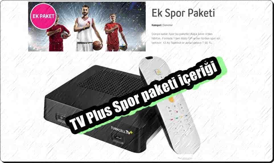 Turkcell TV Plus Spor Paketinde Neler Var?