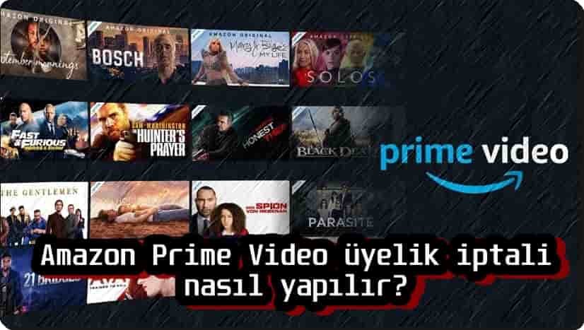 Amazon Prime Video Üyelik İptali
