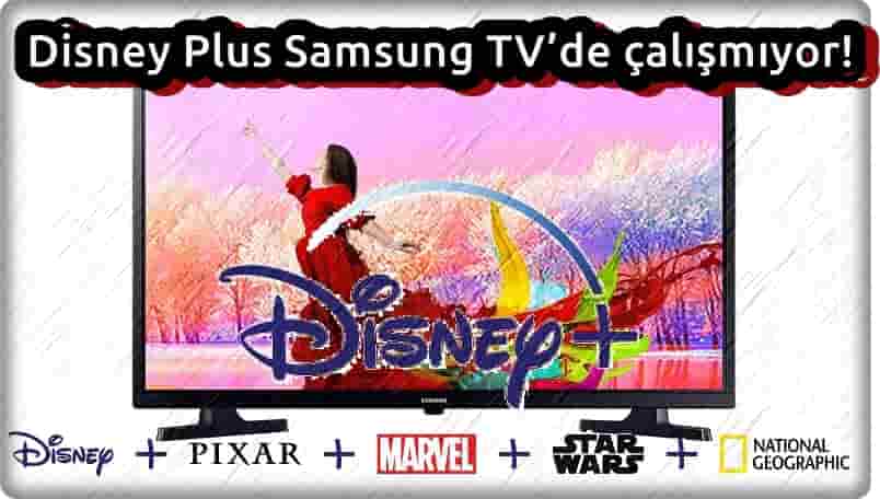 Disney Plus Samsung TV’de Çalışmıyor!