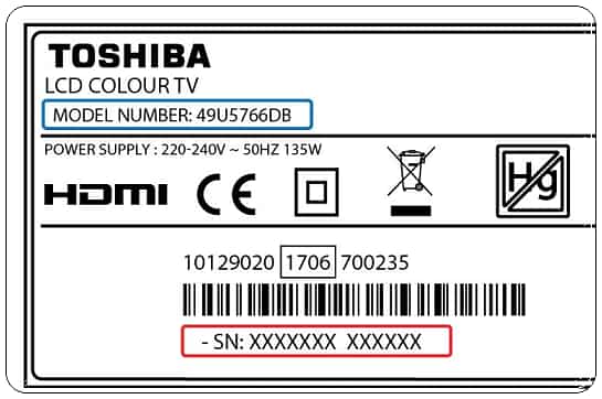 Toshiba TV Modeli ve Seri Numarasını Nasıl Öğrenirim?
