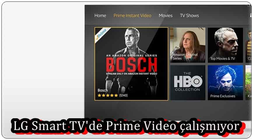 LG Smart TV'de Prime Video Çalışmıyor!