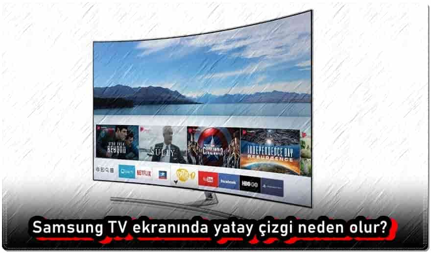 Samsung TV Ekranında Yatay Çizgi Nasıl Düzeltilir?