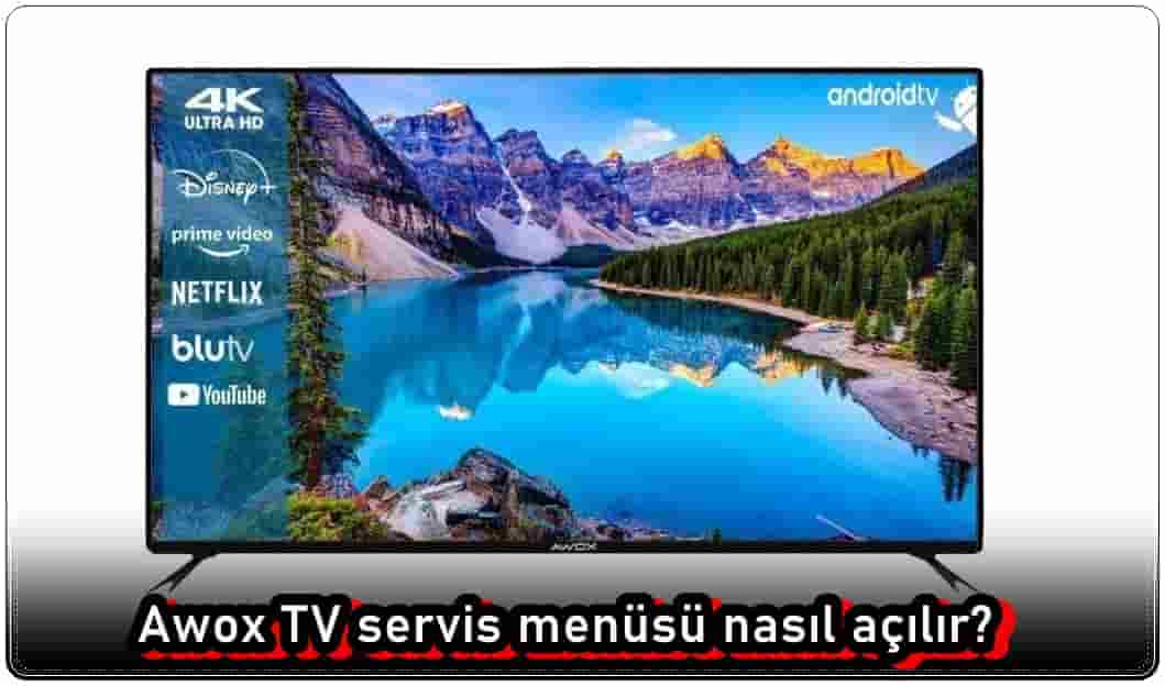 Awox TV Servis Menüsüne Nasıl Girilir?