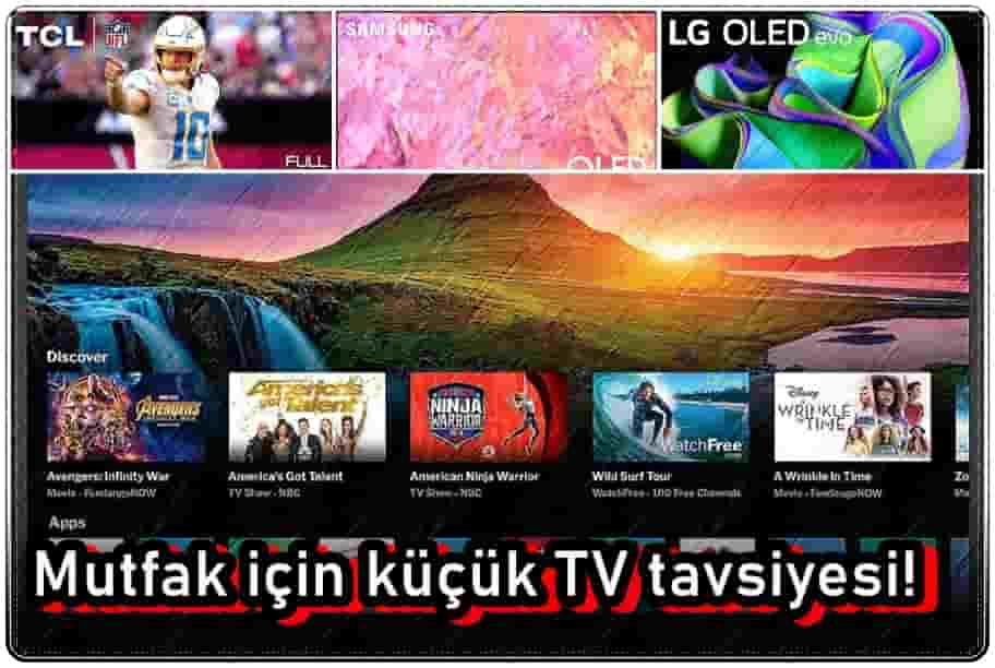 Mutfak için Küçük TV Arayanlara En İyi 4 Mutfak TV Tavsiyesi!