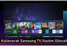 USB Kullanarak Samsung TV Yazılım Güncelleme