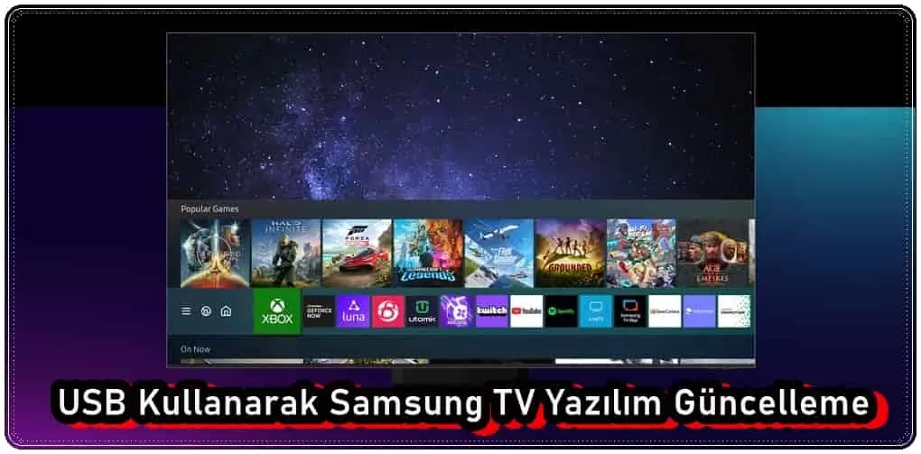 USB Kullanarak Samsung TV Yazılım Güncelleme